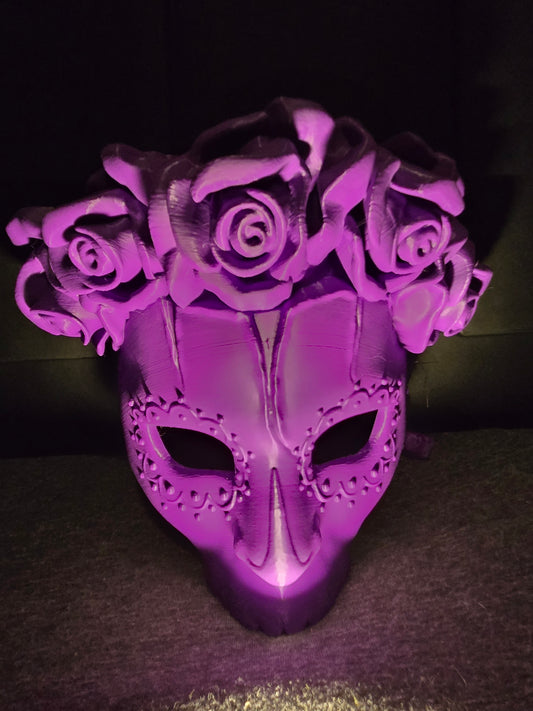 3D printed Day of the Dead mask (female)